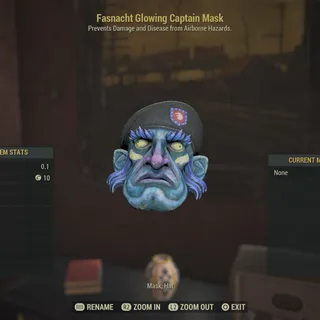 Glowing Captain Mask