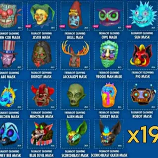 All 19 Old Glowing Masks