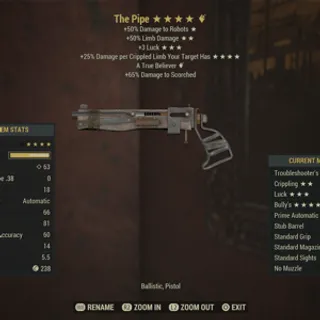 The Pipe (NEW Rare Weap)