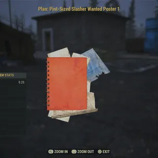Pint Sized Slasher Wanted Posters 1 & 2 (NEW)