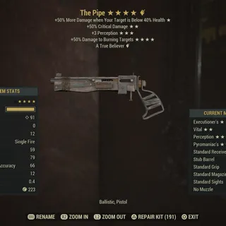 The Pipe (NEW Rare Weapon)