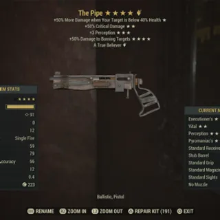 The Pipe (NEW Rare Weapon)