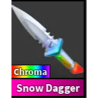 CHROMA SNOW DAGGER / CHROMA SNOWDAGGER - MURDER MYSTERY 2 / MM2