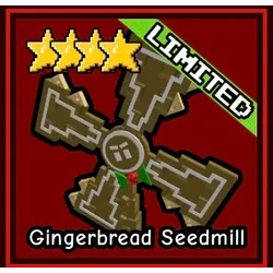 GINGERBREAD SEEDMILL - GARDEN TOWER DEFENSE / GTD