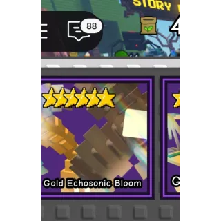 Gold echosonic bloom - garden tower defense