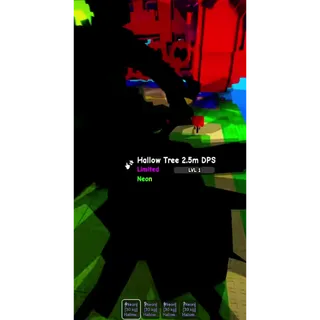 Neon Hallow tree (7.1m/8.6m dps) - plants vs brainrots