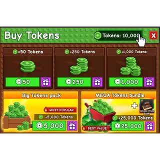 25K TOKENS - GROW A GARDEN