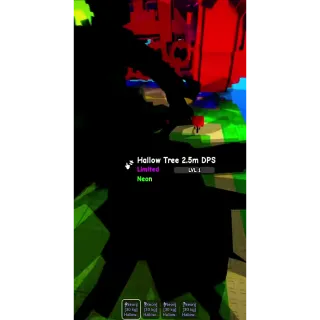X5 Neon Hallow tree (7.1m/8.6m dps) - plants vs brainrots