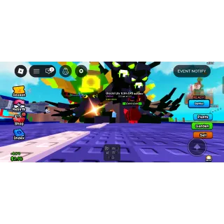 2 gold glacial lily, 2 avacado, 2 neon commando apple and 6 hallow tree