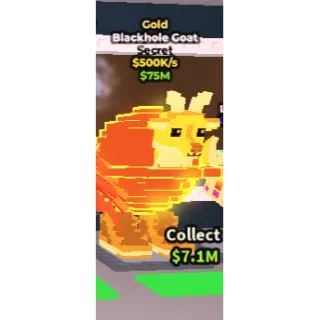 gold blackhole goat - steal a brainrot