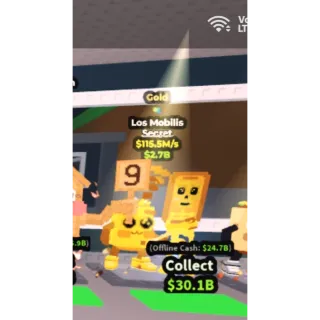 Gold Los mobilis 115.5 - steal a brainrot