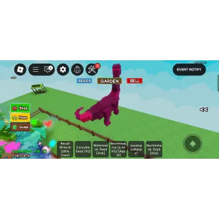 X3 Nightmare brontosaurus - grow a garden