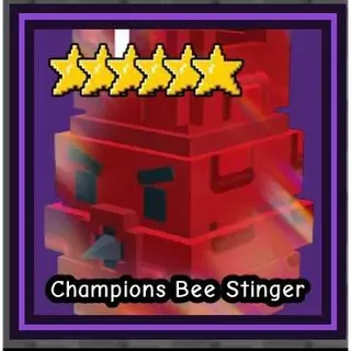 CHAMPIONSBEE STINGER / CHAMPIONS BEE STINGER - GARDEN TOWER DEFENSE / GTD
