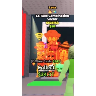 Lava la taco combinasion 525 M/S - STEAL A BRAINROT