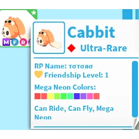 MFR CABBIT - ADOPT ME!