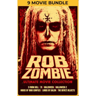 Rob Zombie 9-Movie Bundle (4K/HD (Vudu/Google)