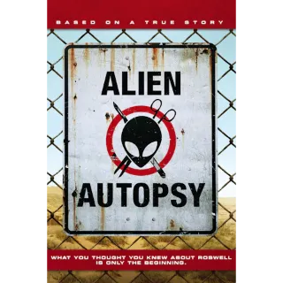 Alien Autopsy (Movies Anywhere)