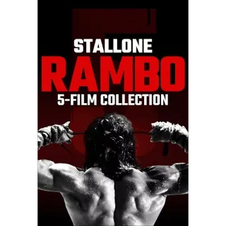 Rambo: The Complete 5-Film Collection (4K Vudu)