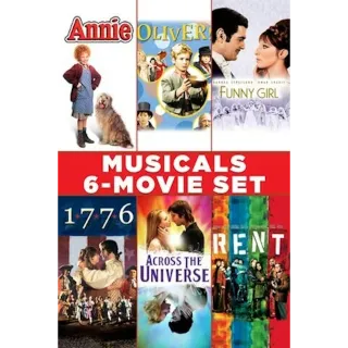 MUSICALS 6-MOVIE COLLECTION (4K MOVIES ANYWHERE)