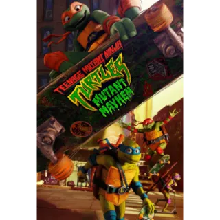 Teenage Mutant Ninja Turtles: Mutant Mayhem (4K Vudu/iTunes)