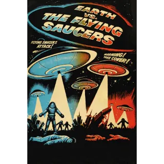 Earth vs. The Flying Saucers (Black & White) (Movies Anywhere)