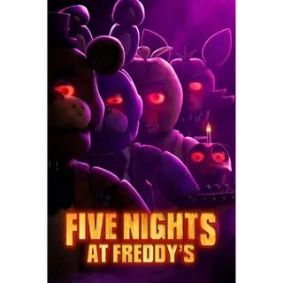 Five Nights at Freddy's (4K Movies Anywhere/Fandango at Home) Instant Delivery!