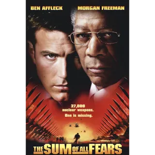 The Sum Of All Fears (4K Vudu/iTunes)