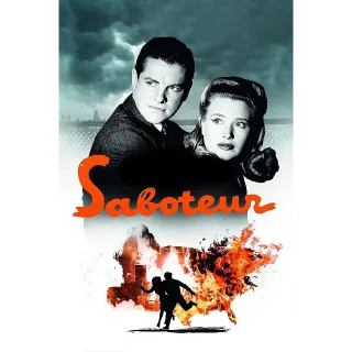 Saboteur (4K Movies Anywhere)