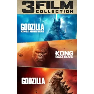 Godzilla & Kong 3-Film Collection (4K Movies Anywhere)