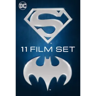 Superman/Batman 11-Film Set (4K/HD Movies Anywhere)