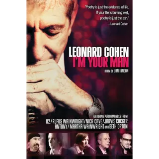 Leonard Cohen: I'm Your Man (Vudu)