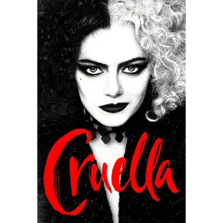 Cruella (Movies Anywhere/Vudu/Google) Instant Delivery!
