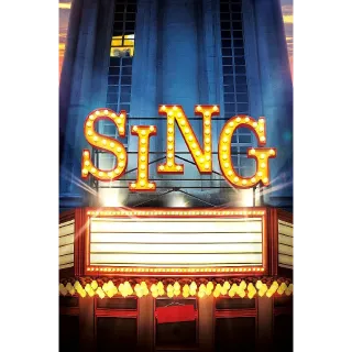 Sing (4K Movies Anywhere)