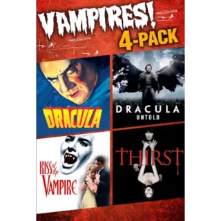 Vampires! 4-Pack (4K,HD Movies Anywhere) 