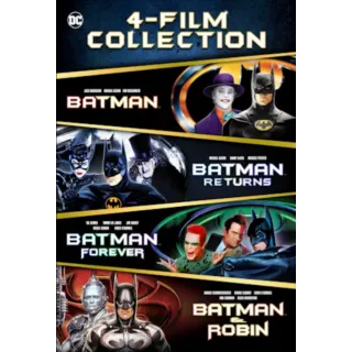 Batman 4-Film Collection (4K Movies Anywhere)