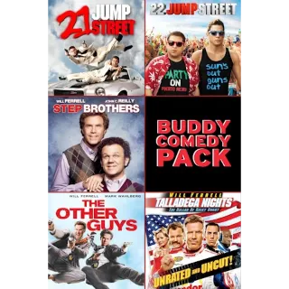 BUDDY COMEDY PACK 5-MOVIE BUNDLE (4K/HD MOVIES ANYWHERE)