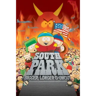 South Park: Bigger, Longer & Uncut (Remastered) (4K Vudu)