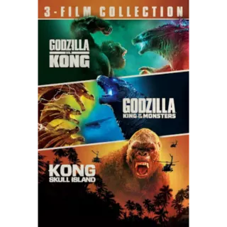 Godzilla & Kong 3-Film Collection(4K Movies Anywhere)