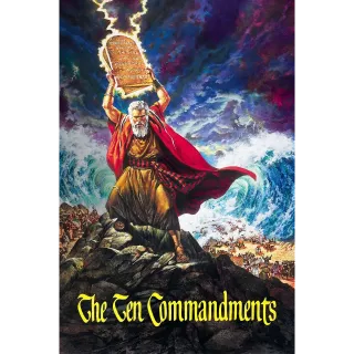 The Ten Commandments (4K Vudu/iTunes)