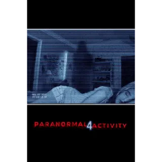 Paranormal Activity 4 (4K Vudu)