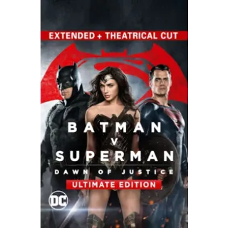 Batman v Superman: Dawn Of Justice (2 Version Bundle) (4K Movies Anywhere)