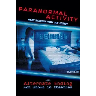 Paranormal Activity (Alternate Ending) (Vudu)