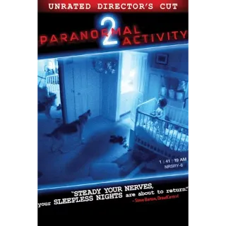 Paranormal Activity 2 (Unrated Director's Cut) (Vudu)