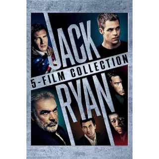 Jack Ryan 5-Movie Collection (4K Vudu)