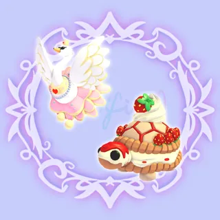 Strawberry Tortle & Ballet Swan!