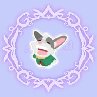 Wailing Mr. Whiskerpips Sticker