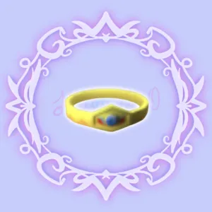 Gold Crown with Sapphire