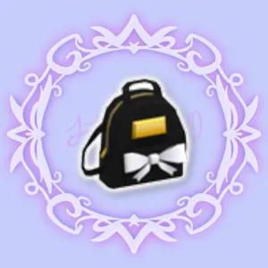 Black Designer Backpack