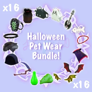 Halloween Pet Wear Bundle x16 - Adopt Me