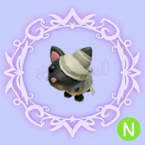 N Halloween Black Mummy Cat